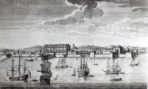 Bombay sur la côte de Malabar appartenant à la Compagnie des Indes orientales d